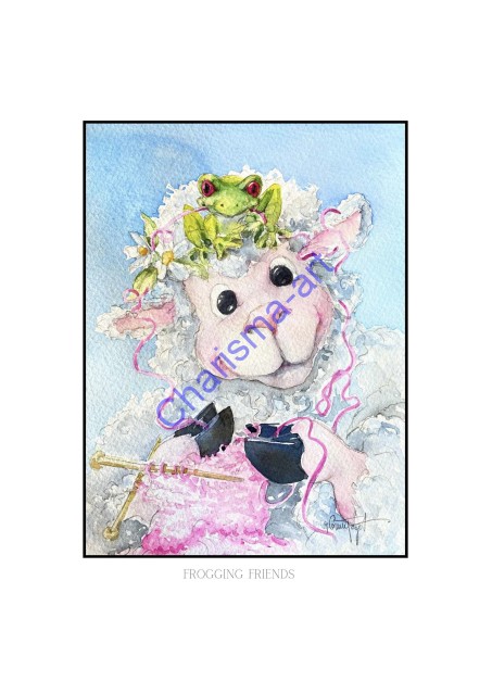 Frogging Friends PRINT